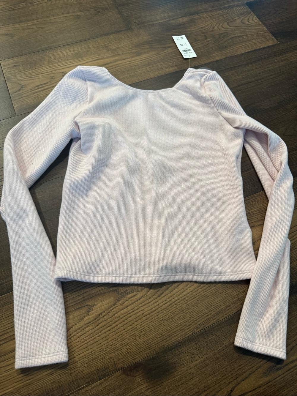 Gilly Hicks Pale Pink Long Sleeve Thermal Top